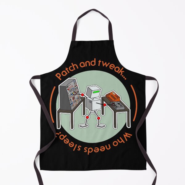 Item preview, Robot Music Producer Playing Modular Synthesizer designed and sold by AtomicMalibu.