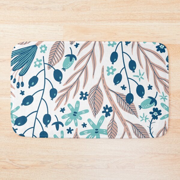 Item preview, Pink and Blue Botanicals designed and sold by Lorie Data.