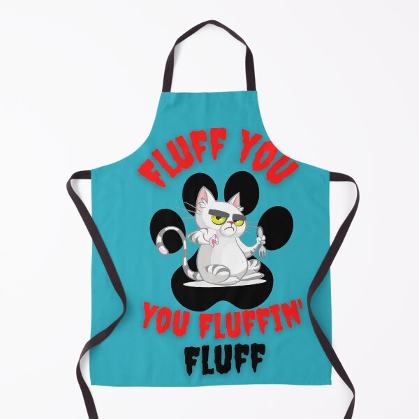 Item preview, Fluff you fluffing fluff funny cat graphic art designed and sold by Tshepomuza.