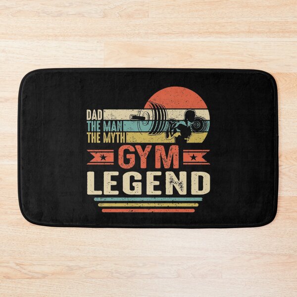 Item preview, Dad Man Myth Gym legend Retro Fitness Workout Dad Saying Design designed and sold by brunsch-print.