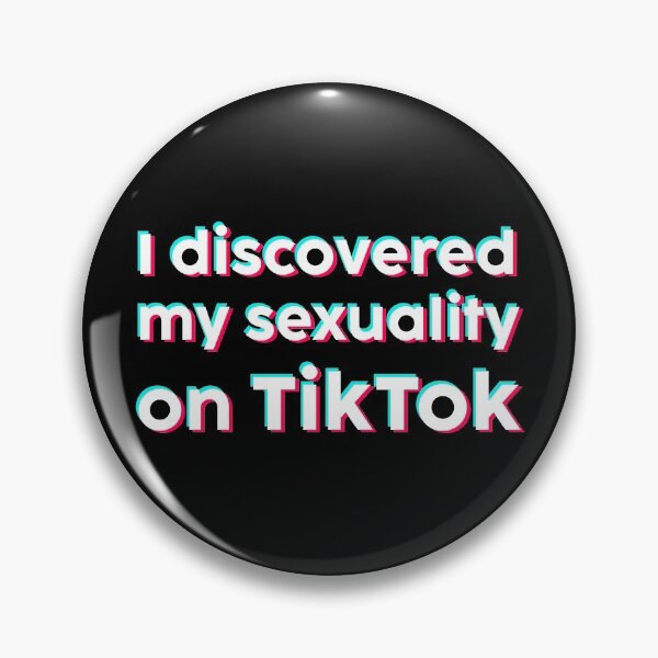 Item preview, I discovered my sexuality on social media (white on black) designed and sold by asexualmemes.