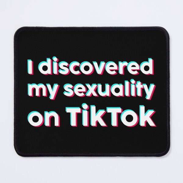 Item preview, I discovered my sexuality on social media (white on black) designed and sold by asexualmemes.