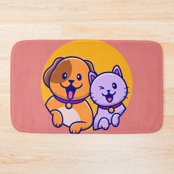 Item preview, dog and cat sticker designed and sold by golden-rose0.