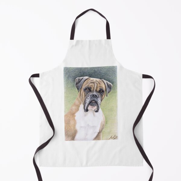 Item preview, Portrait boxer Hutch designed and sold by Arts & Dogs.
