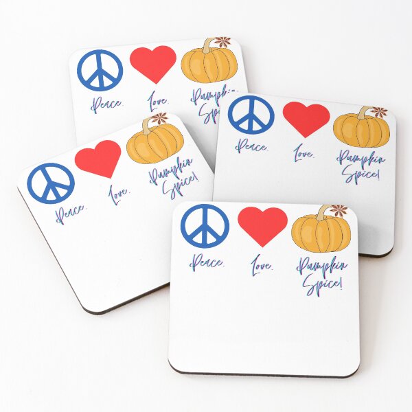 Item preview, Peace. Love. Pumpkin Spice! designed and sold by WriterKat - Kathy Gerstorff.