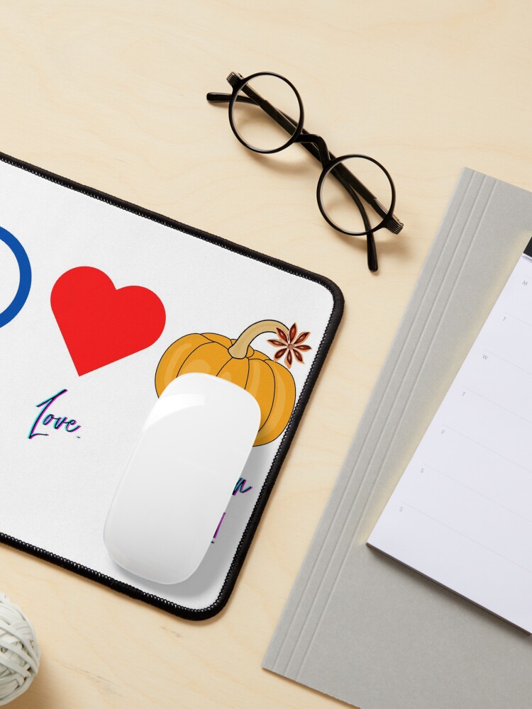 Alternate view of Peace. Love. Pumpkin Spice! Mouse Pad
