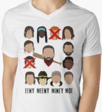 Negan - Eeny Many Moe Men's V-Neck T-Shirt