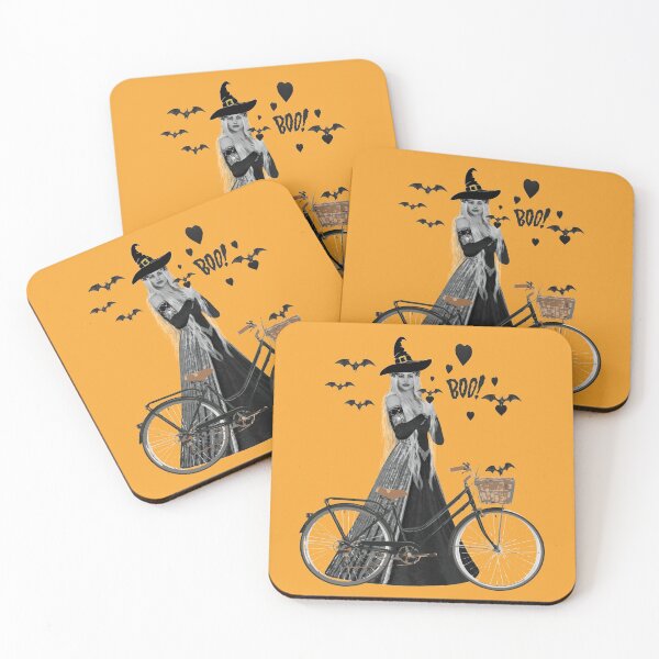 Item preview, Halloween - Handsome Witch With A Bike designed and sold by TeesFashion.