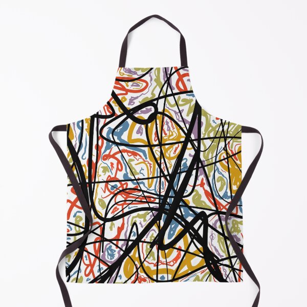 Item preview, 'Colours Don’t Touch Scribble Abstract  designed and sold by lafagearts.