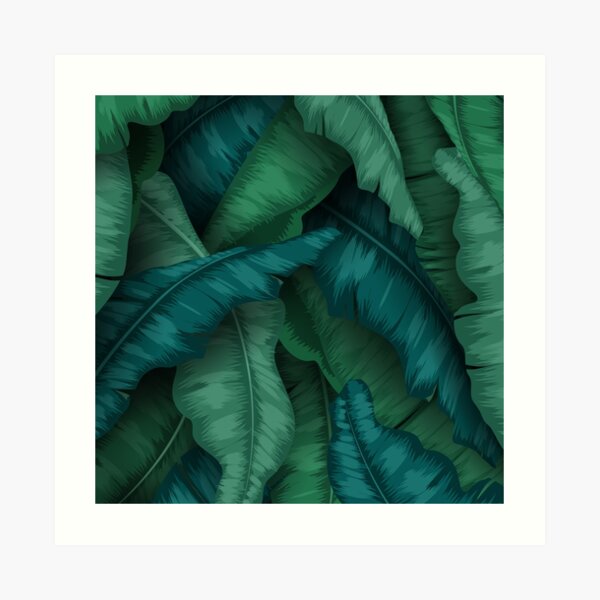 Banana Leaves Art Print