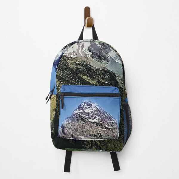 Item preview, View of Mt. Abbott, Selkirk Mountains - Blue Sky, Snow on Mountains, Green Valley designed and sold by Loving Nature Gifts.