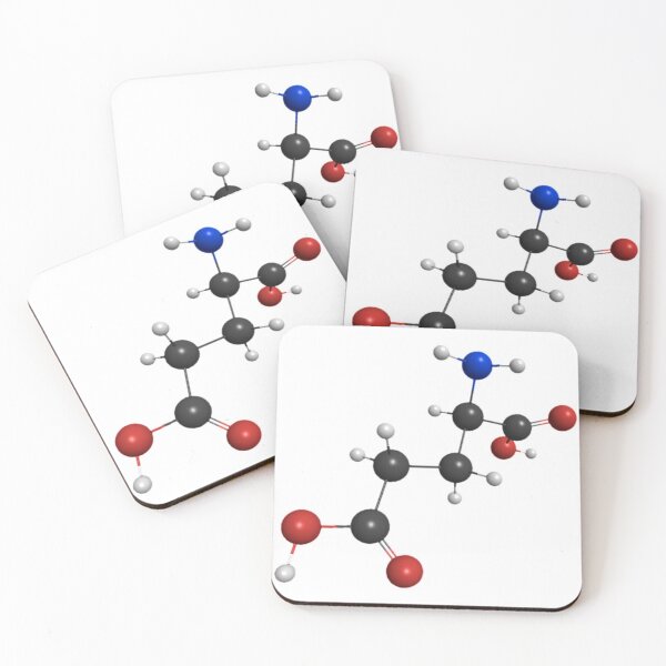 Item preview, Glutamic Acid Molecule designed and sold by ashleyhudson.