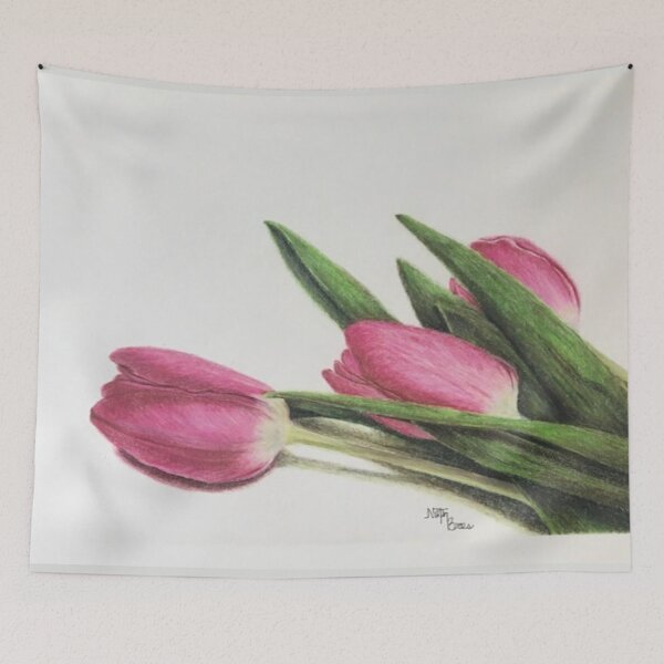 Item preview, Magenta tulips - flowers lover designed and sold by NathBros.