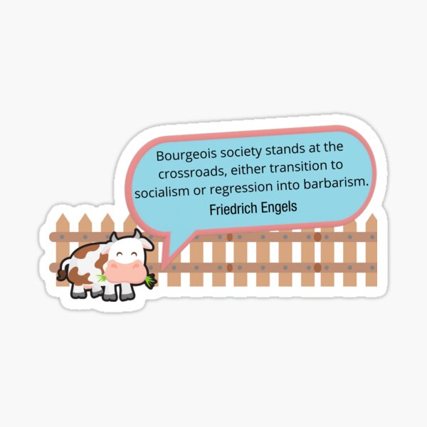 Socialism vs. Barbarism Sticker