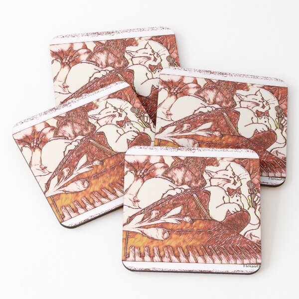 Item preview, Crooning Cat Caught up in the Moment designed and sold by EloiseArt.