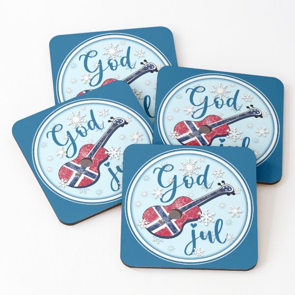 Item preview, God jul, Merry Christmas in Norwegian designed and sold by DeliriousSteve.