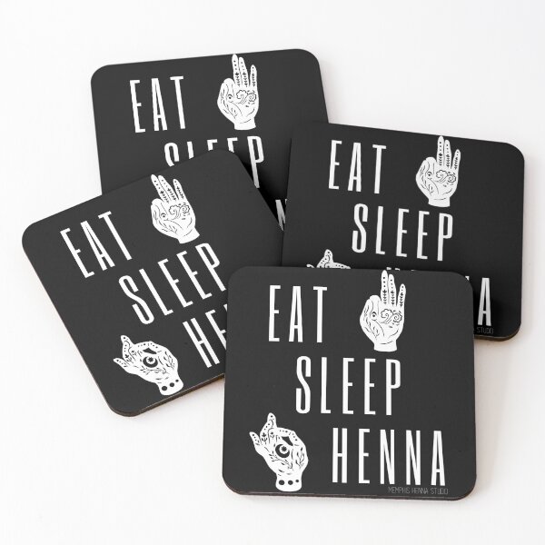 Item preview, Hamsa EAT SLEEP HENNA Mehndi Design Hand of Fatima Mehndi designed and sold by memphishenna.