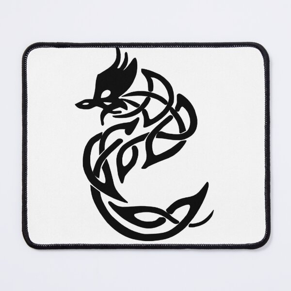 Item preview, Tattoo Style Black Dragon designed and sold by Trace1234.