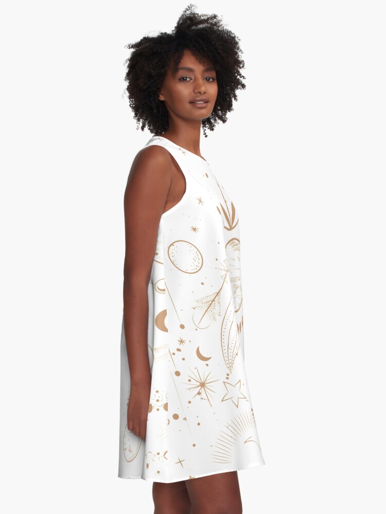 Dress with planets and stars sale