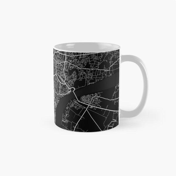 Item preview, Varanasi City Map of Uttar Pradesh, India - Full Moon designed and sold by deMAP.