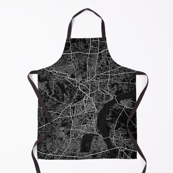 Item preview, Varanasi City Map of Uttar Pradesh, India - Full Moon designed and sold by deMAP.