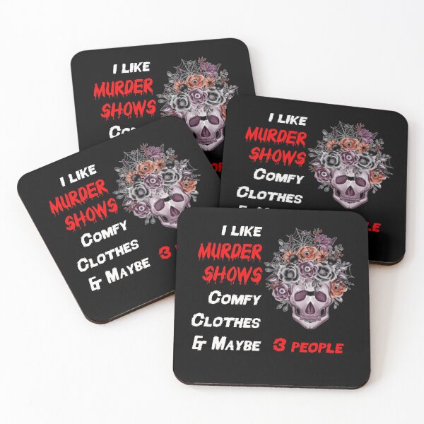 Item preview, I Like Murder Shows Comfy Clothes And Maybe 3 People designed and sold by SamirElh77.