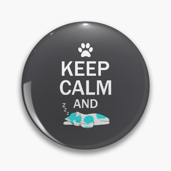 Item preview, Keep Calm and Sleeping Kitty designed and sold by DAFIN.
