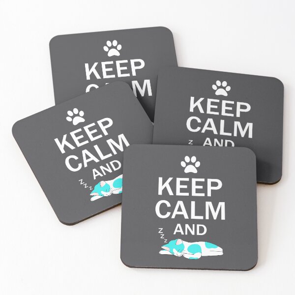 Item preview, Keep Calm and Sleeping Kitty designed and sold by DAFIN.