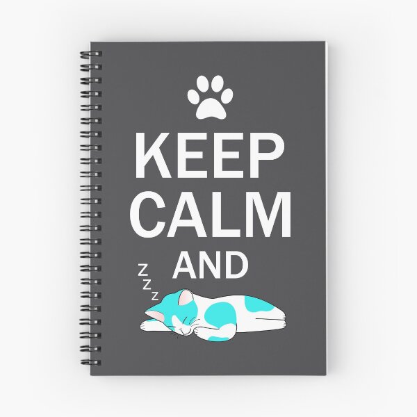 Item preview, Keep Calm and Sleeping Kitty designed and sold by DAFIN.