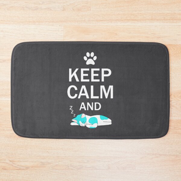 Item preview, Keep Calm and Sleeping Kitty designed and sold by DAFIN.