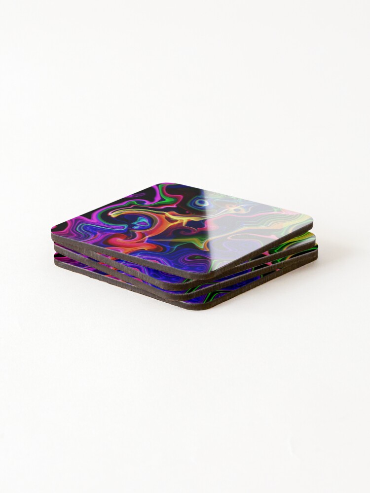 Thumbnail 4 of 5, Coasters (Set of 4), Color Spacemix designed and sold by GORLOG.