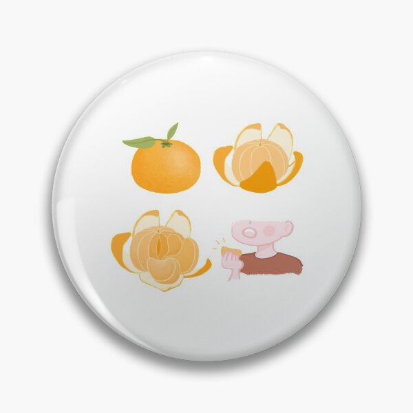 Item preview, Eating a tangerine cartoon art designed and sold by Ashleysnook.