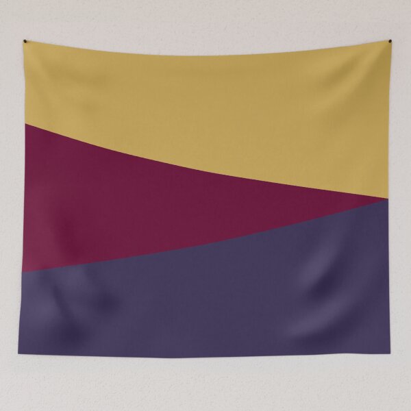 Item preview, NAVY BLUE, BURGUNDY RED and GOLD GEOMETRIC DESIGN PRINT designed and sold by RachelMacht.