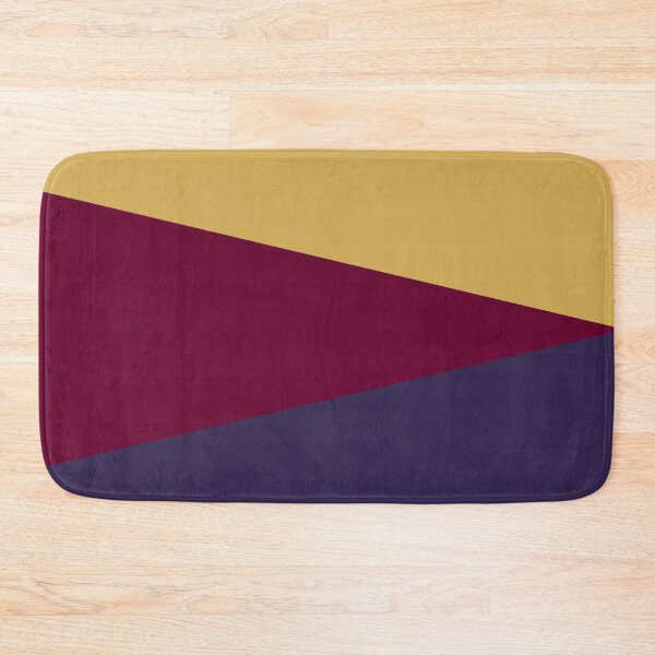 Item preview, NAVY BLUE, BURGUNDY RED and GOLD GEOMETRIC DESIGN PRINT designed and sold by RachelMacht.
