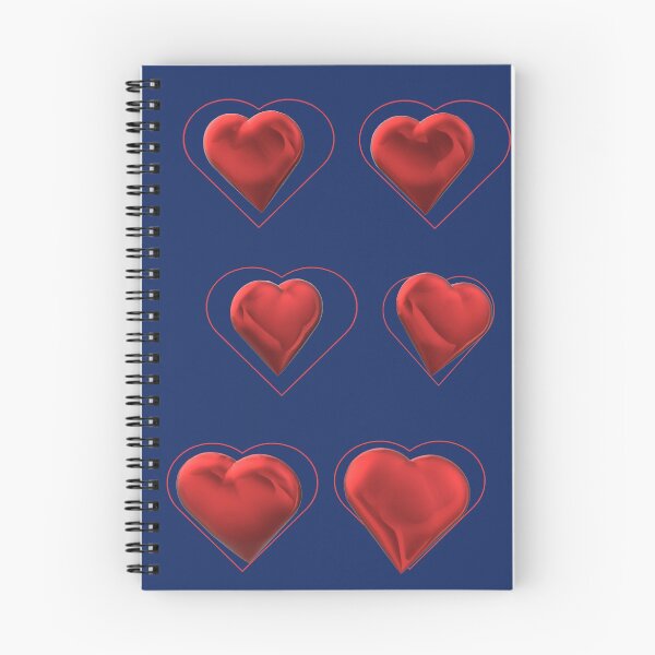 Item preview, hearts red designed and sold by miaterinka.
