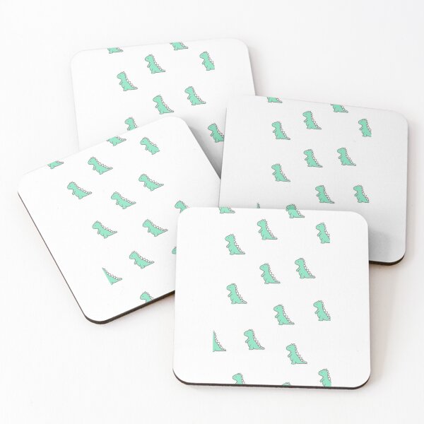Item preview, Dinosaur background pattern  designed and sold by Cutestickers23.