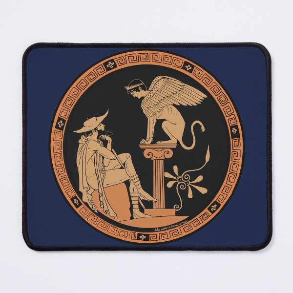 Item preview, Oedipus and the Sphinx designed and sold by ArchaeoArtist.