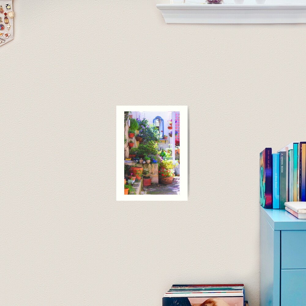 friends' garden Art Print