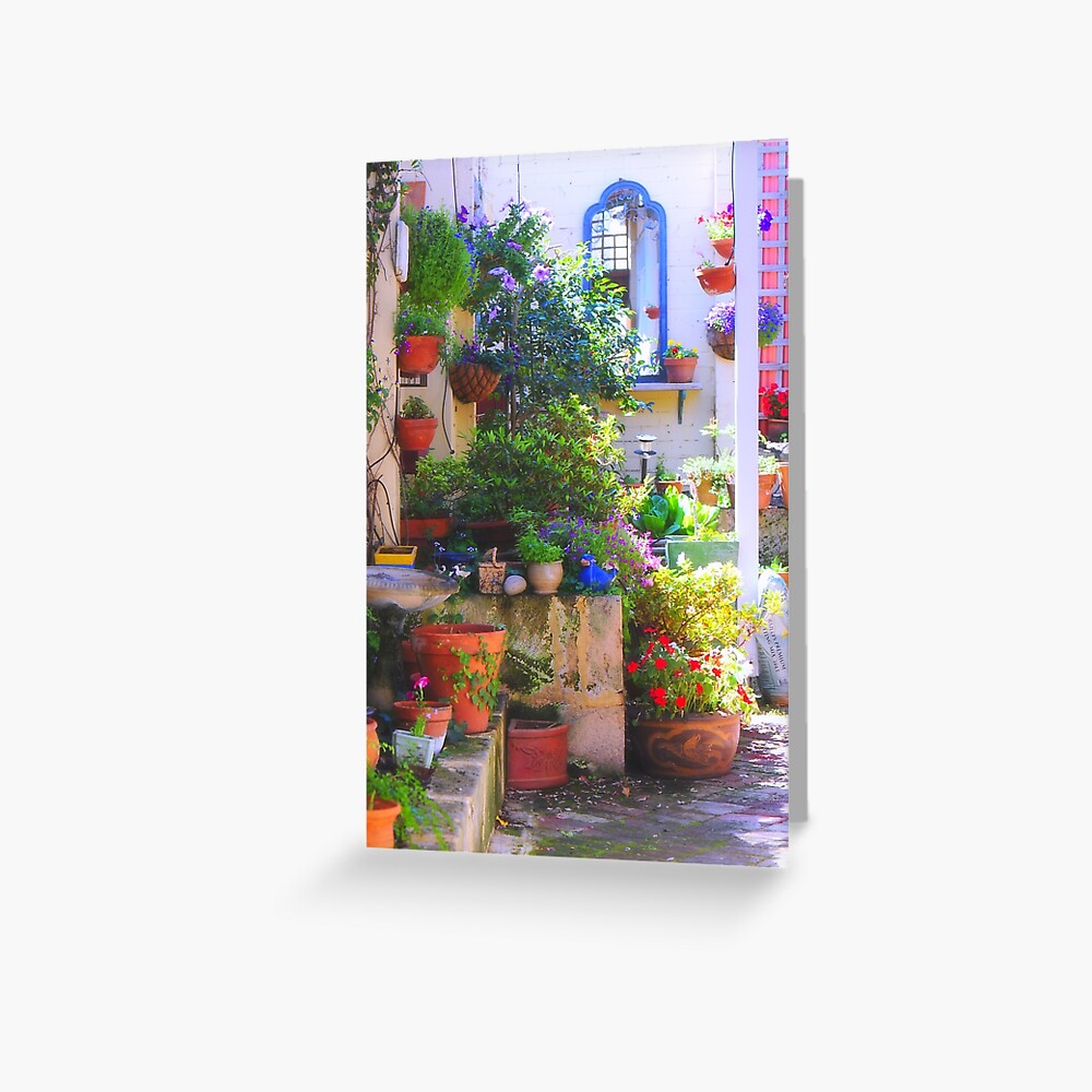 friends' garden Greeting Card