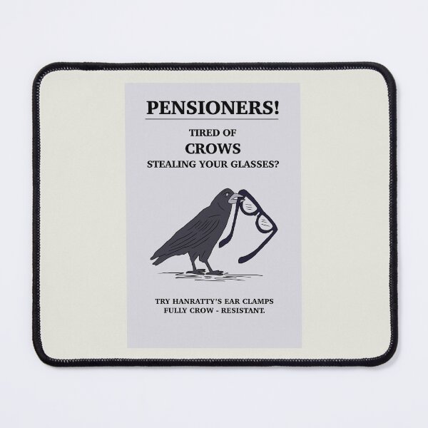 Item preview, Pensioners! Tired of Crows Stealing Your Glasses? designed and sold by thebcarts.