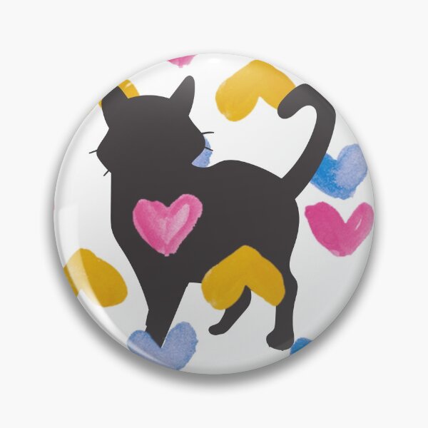 Item preview, Gatito Michi y corazones designed and sold by NaturaFotos.