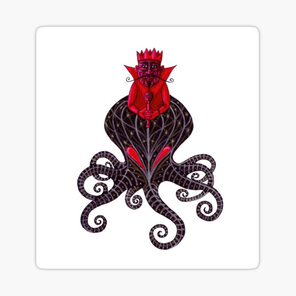 Red King Sticker