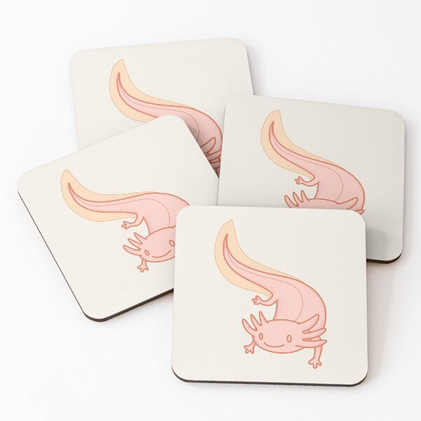Item preview, Smiling cute orange Axolotl designed and sold by MadaFaCose.