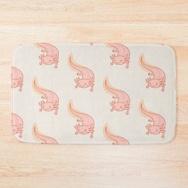 Item preview, Smiling cute orange Axolotl designed and sold by MadaFaCose.