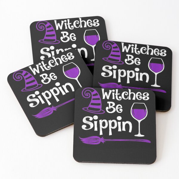Item preview, Witch Wine Lover Funny Witches Be Sippin Halloween Tank Top designed and sold by DaiShop.