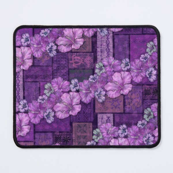 Item preview, Purple Paradise Vintage Hawaiian - Vintage Samoan Mana Malu Tapa Artboard designed and sold by sunnthreads.