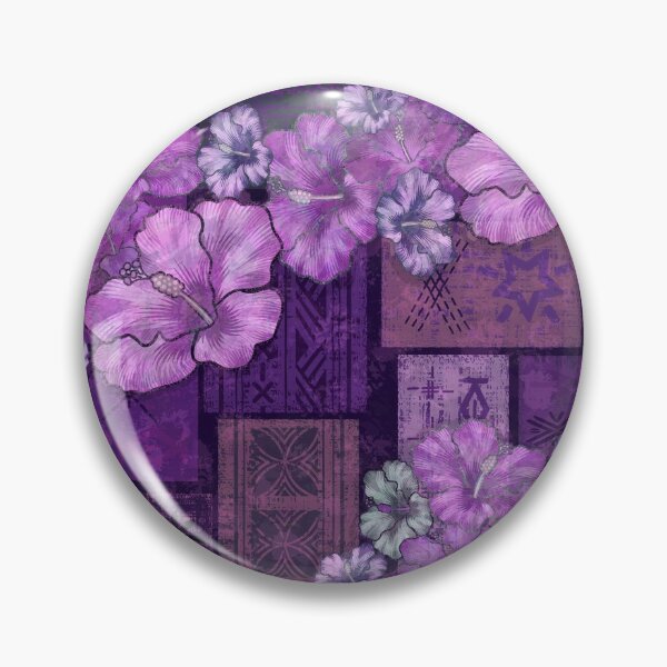 Item preview, Purple Paradise Vintage Hawaiian - Vintage Samoan Mana Malu Tapa Artboard designed and sold by sunnthreads.