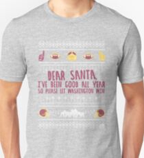 Washington Football Ugly Christmas Holiday Winter T-Shirt Sweater Unisex T-Shirt