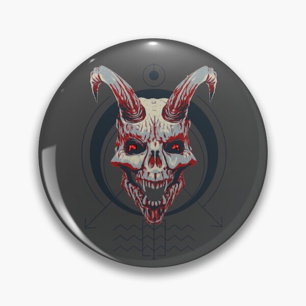 Item preview, Goth Skull, Scary Occult  Demon, Terror Devil Skull designed and sold by aronia.