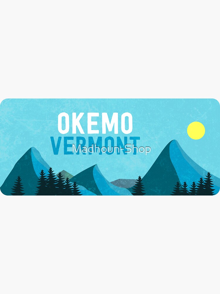 "Okemo Mountain Vermont" Sticker for Sale by Redbubble